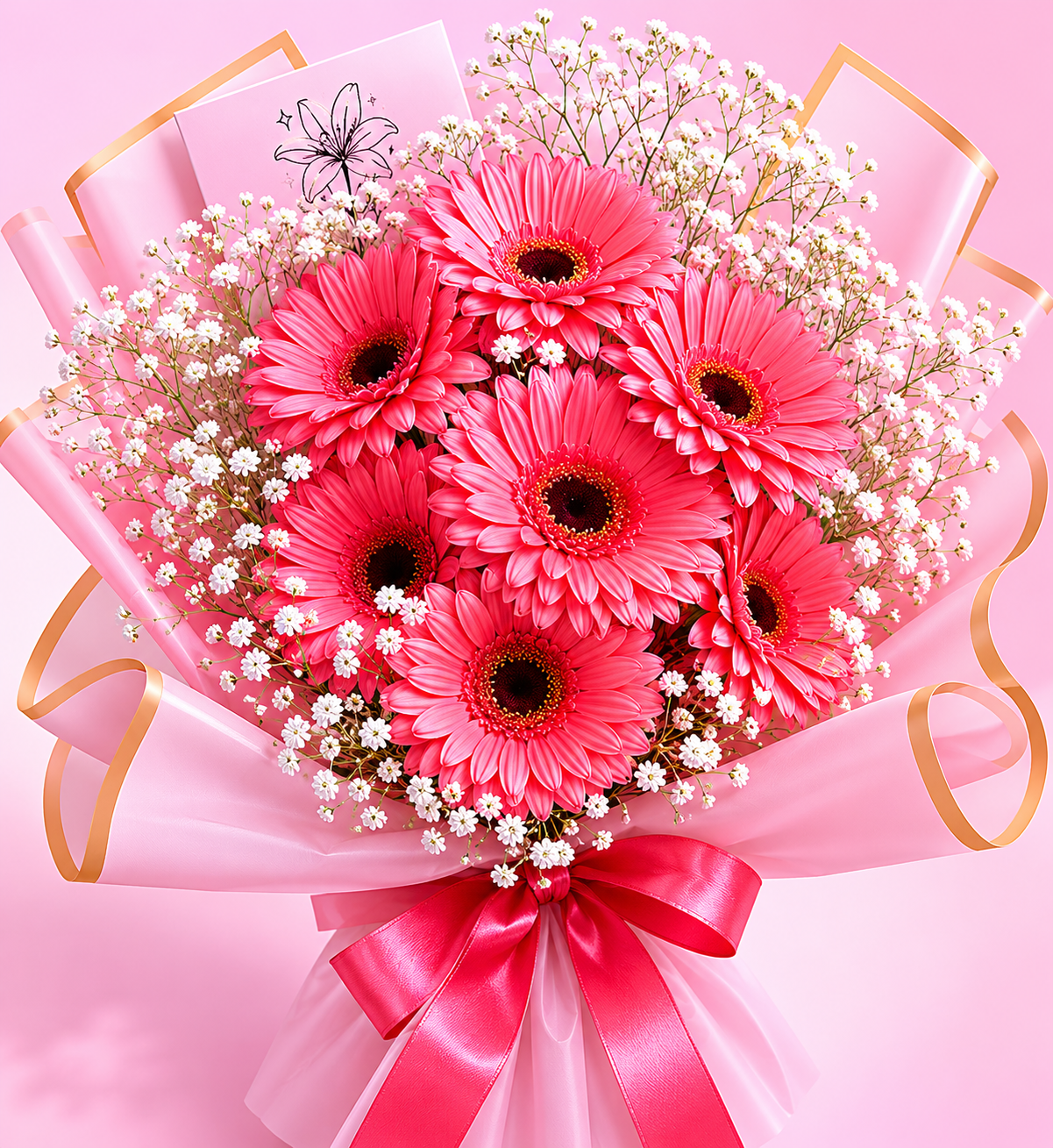 Gerberas Rosas